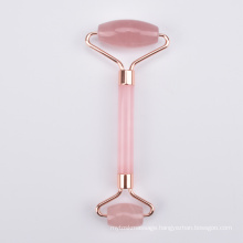 Factory price derma rose quartz jade facial massage roller